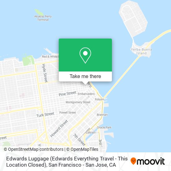 Mapa de Edwards Luggage (Edwards Everything Travel - This Location Closed)