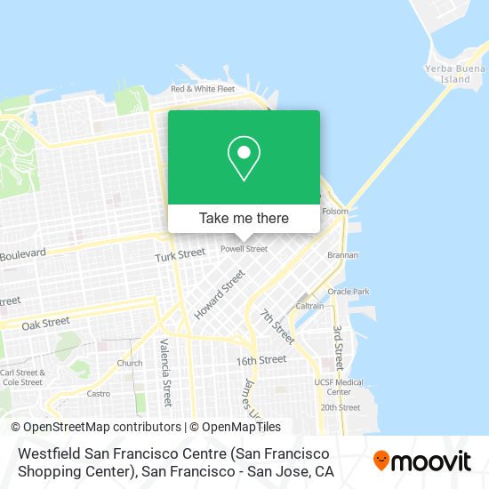 Westfield San Francisco Centre (San Francisco Shopping Center) map