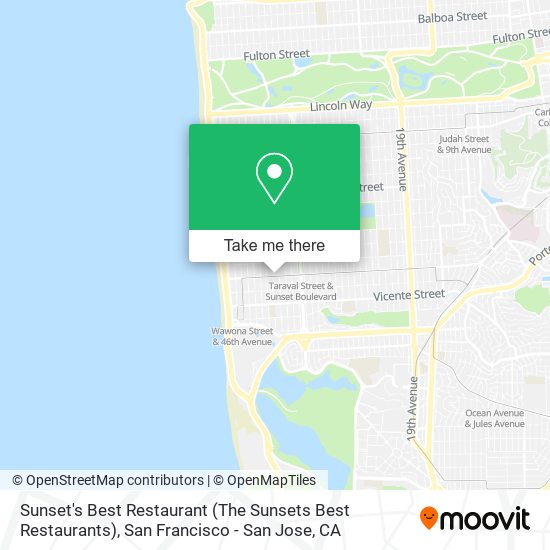 Sunset's Best Restaurant (The Sunsets Best Restaurants) map