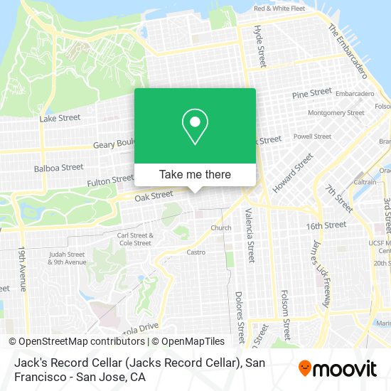 Mapa de Jack's Record Cellar (Jacks Record Cellar)