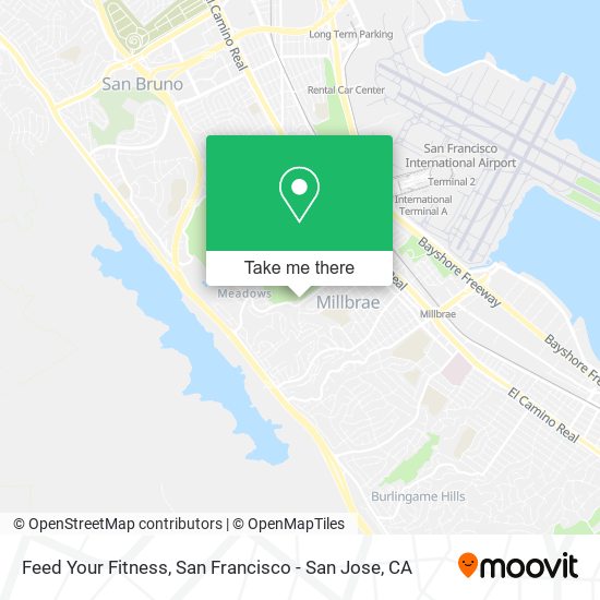 Feed Your Fitness map