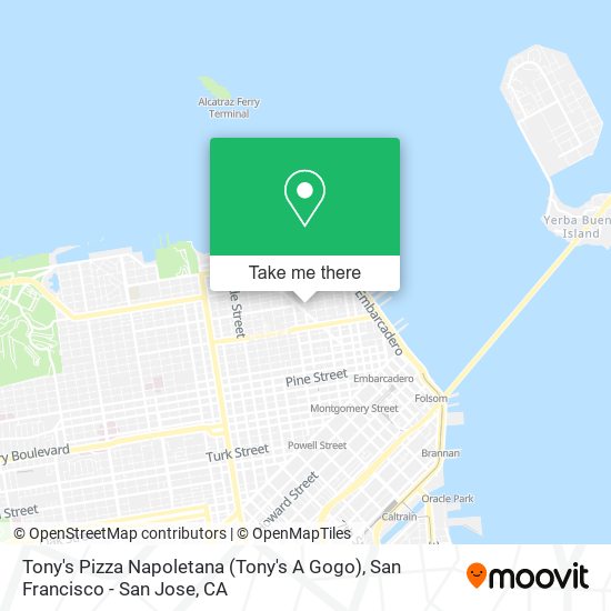 Tony's Pizza Napoletana (Tony's A Gogo) map