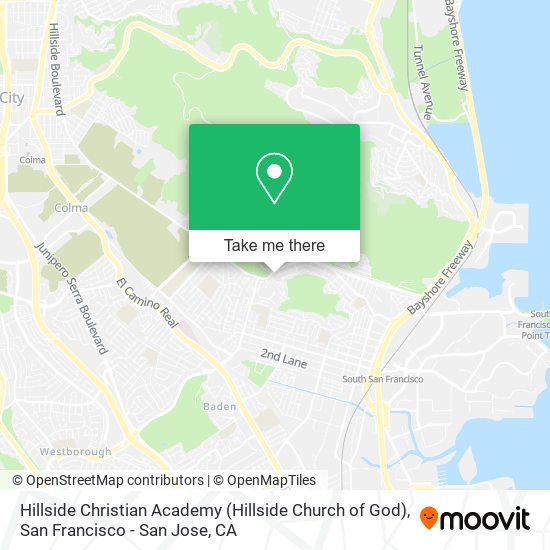 Hillside Christian Academy (Hillside Church of God) map