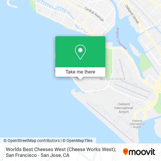 Mapa de Worlds Best Cheeses West (Cheese Works West)