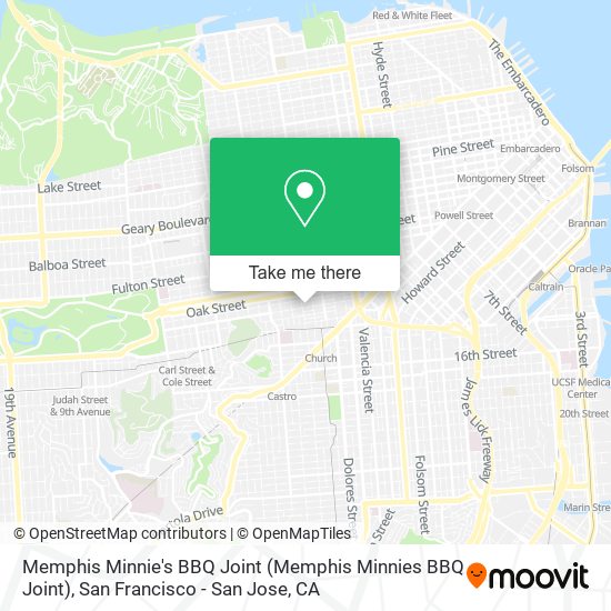 Mapa de Memphis Minnie's BBQ Joint (Memphis Minnies BBQ Joint)