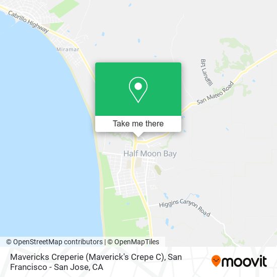 Mavericks Creperie (Maverick's Crepe C) map