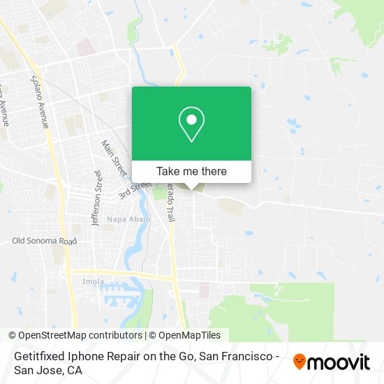 Mapa de Getitfixed Iphone Repair on the Go