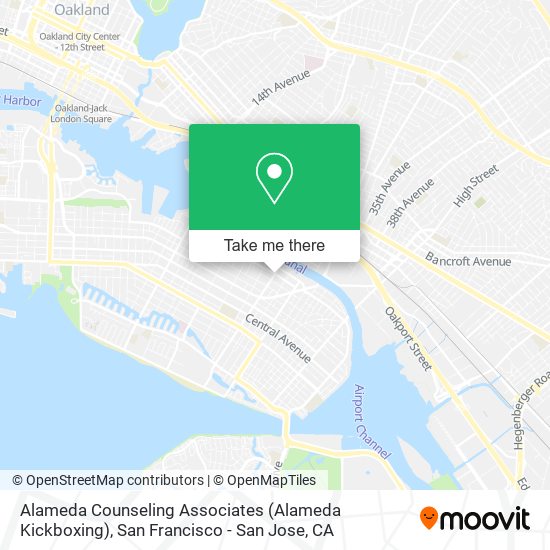 Mapa de Alameda Counseling Associates (Alameda Kickboxing)