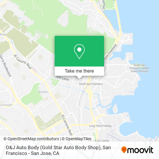 O&J Auto Body (Gold Star Auto Body Shop) map