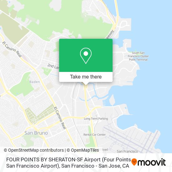 Mapa de FOUR POINTS BY SHERATON-SF Airport (Four Points San Francisco Airport)