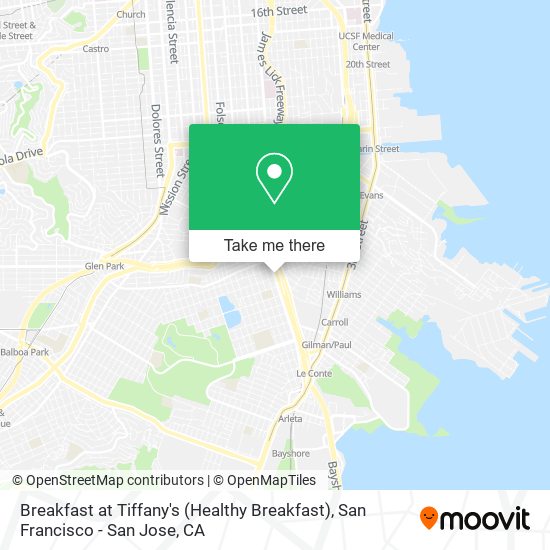 Mapa de Breakfast at Tiffany's (Healthy Breakfast)