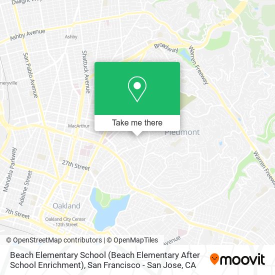 Beach Elementary School (Beach Elementary After School Enrichment) map