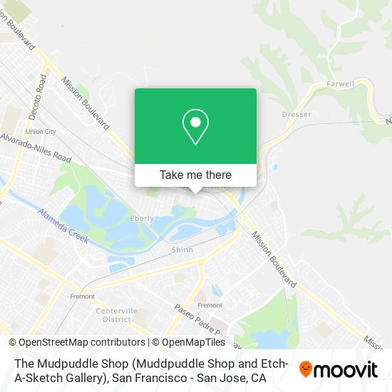 Mapa de The Mudpuddle Shop (Muddpuddle Shop and Etch-A-Sketch Gallery)