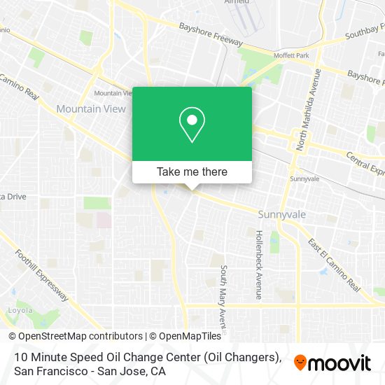 Mapa de 10 Minute Speed Oil Change Center (Oil Changers)