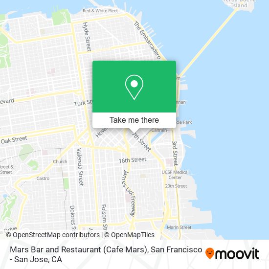 Mars Bar and Restaurant (Cafe Mars) map