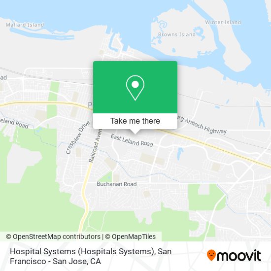 Hospital Systems (Hospitals Systems) map