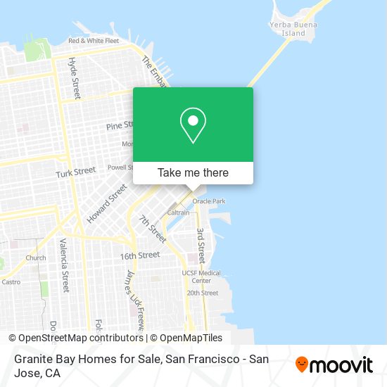 Mapa de Granite Bay Homes for Sale