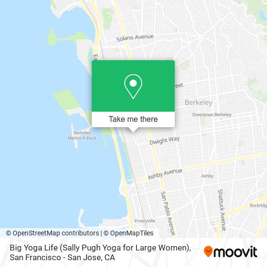 Mapa de Big Yoga Life (Sally Pugh Yoga for Large Women)