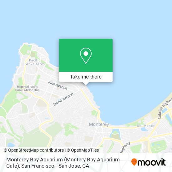 Monterey Bay Aquarium (Montery Bay Aquarium Cafe) map