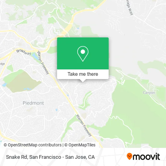 Mapa de Snake Rd