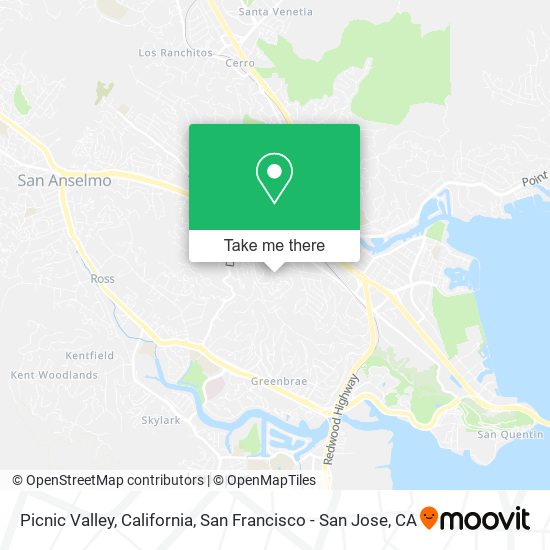 Picnic Valley, California map