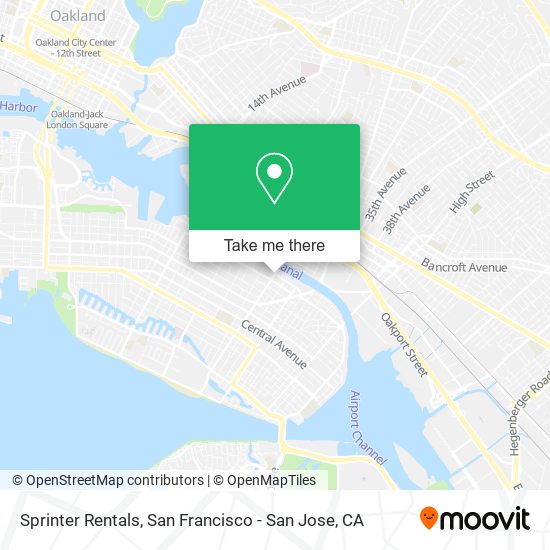 Sprinter Rentals map