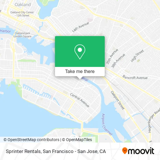 Sprinter Rentals map