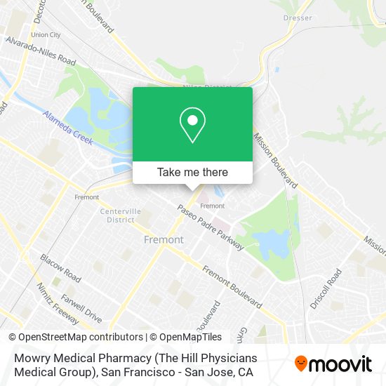 Mowry Medical Pharmacy (The Hill Physicians Medical Group) map