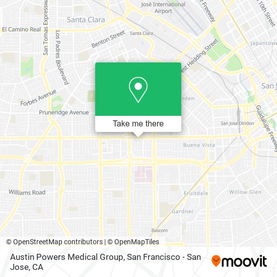 Mapa de Austin Powers Medical Group