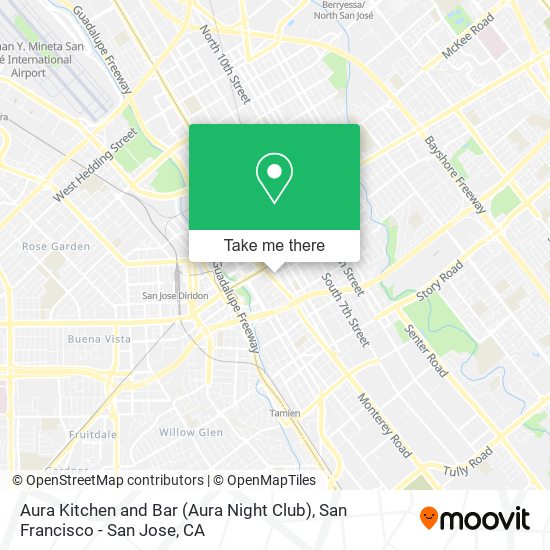 Mapa de Aura Kitchen and Bar (Aura Night Club)