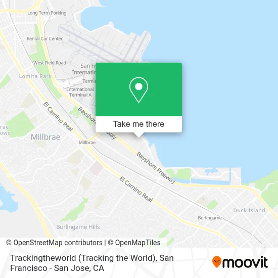 Trackingtheworld (Tracking the World) map