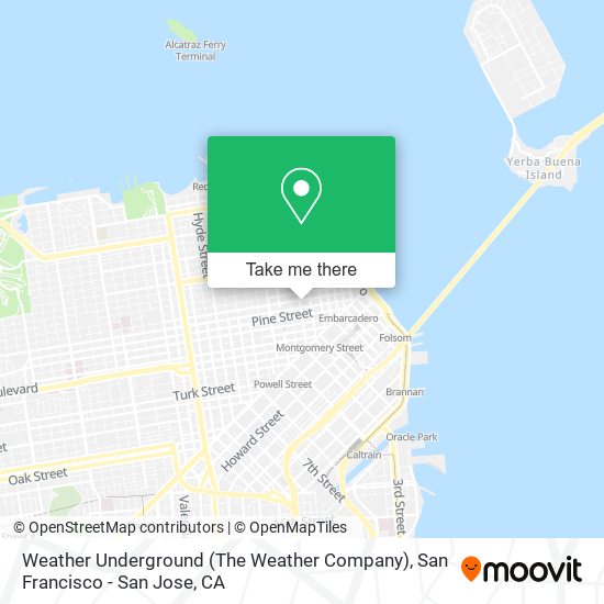 Weather Underground (The Weather Company) map