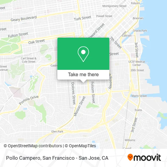 Mapa de Pollo Campero