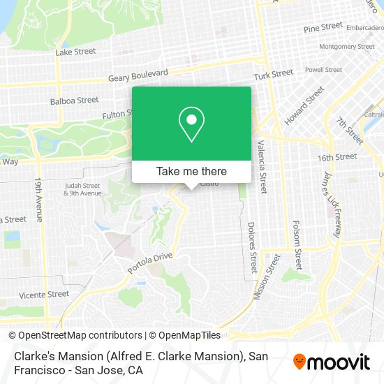 Mapa de Clarke's Mansion (Alfred E. Clarke Mansion)