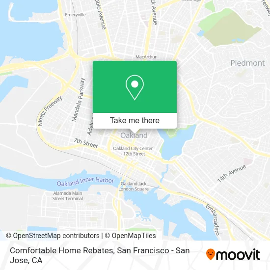 Comfortable Home Rebates map