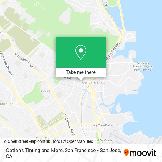 Mapa de Option's Tinting and More