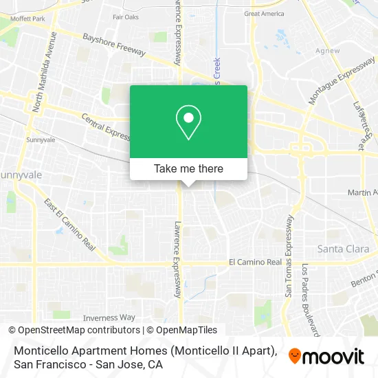 Mapa de Monticello Apartment Homes (Monticello II Apart)