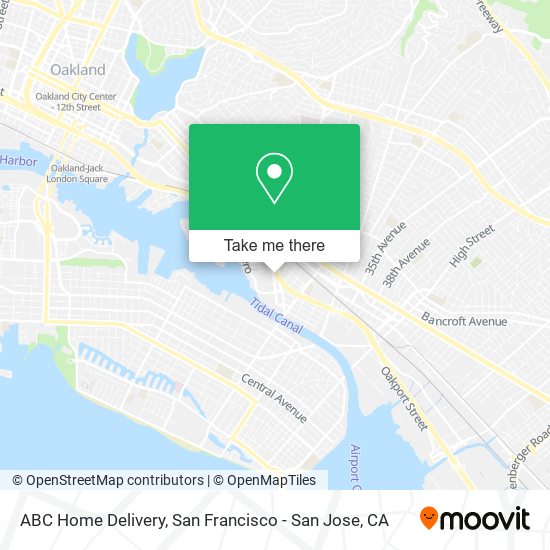 ABC Home Delivery map