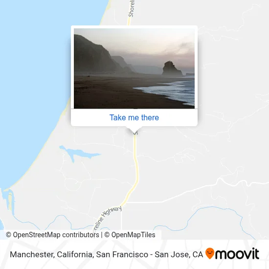 Manchester, California map