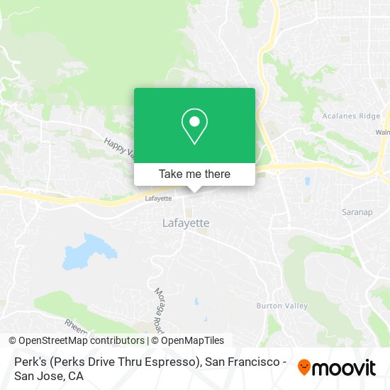 Mapa de Perk's (Perks Drive Thru Espresso)