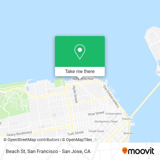 Beach St map