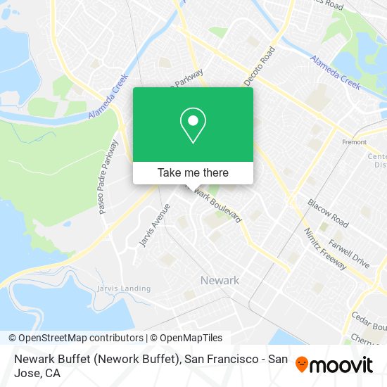 Newark Buffet (Nework Buffet) map