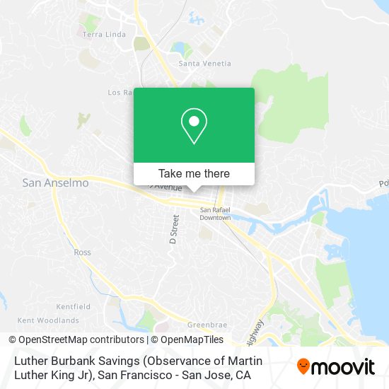 Mapa de Luther Burbank Savings (Observance of Martin Luther King Jr)