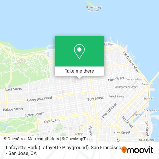 Mapa de Lafayette Park (Lafayette Playground)