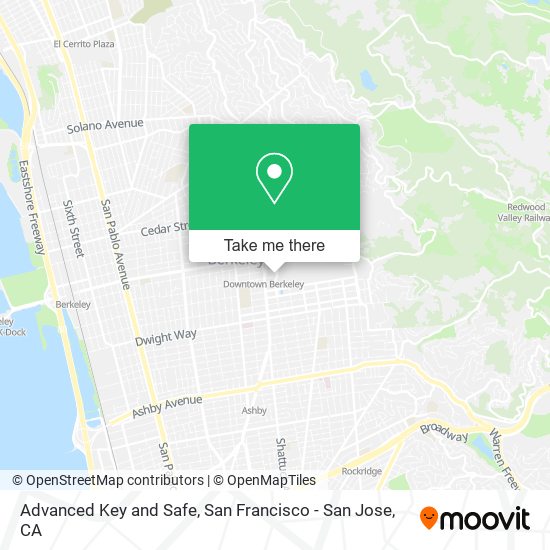Mapa de Advanced Key and Safe