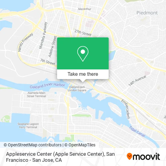 Mapa de Appleservice Center (Apple Service Center)