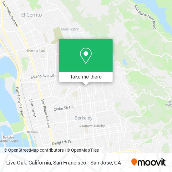 Live Oak, California map