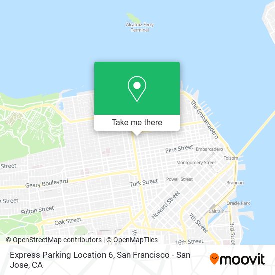 Mapa de Express Parking Location 6