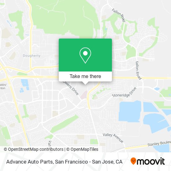 Advance Auto Parts map