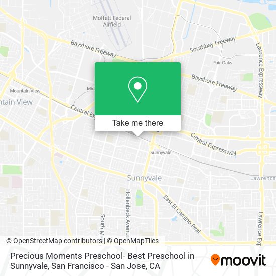 Mapa de Precious Moments Preschool- Best Preschool in Sunnyvale